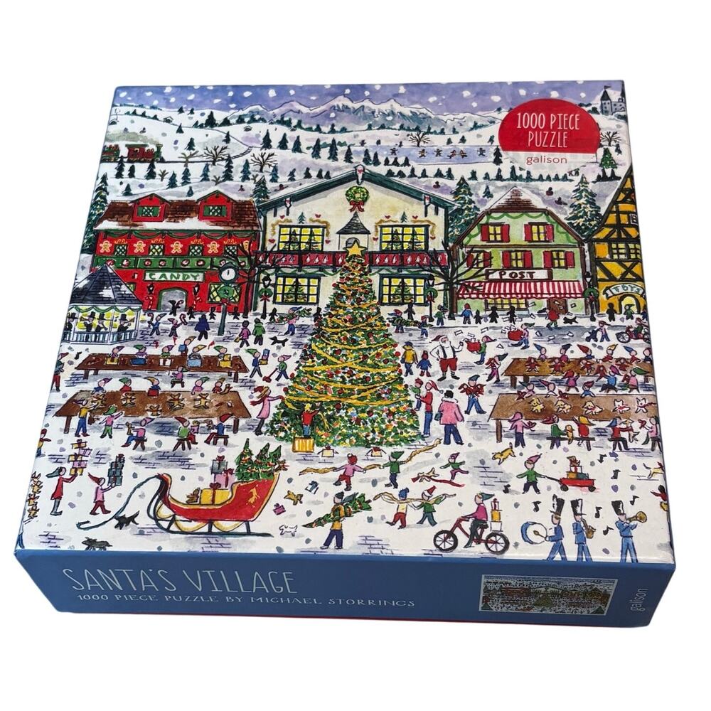 Galison Michael Storrings Santa's Village 1000 Piece Puzzle Nordstrom New Gift